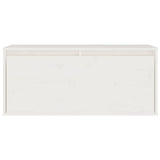 TV Cabinets 3 pcs White Solid Wood Pine 3100135