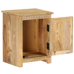 Bedside Table Solid Mango Wood 40x30x50 cm 246151