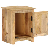 Bedside Table Solid Mango Wood 40x30x50 cm 246151