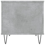 ZNTS Coffee Table Concrete Grey 60x44.5x45 cm Engineered Wood 830952