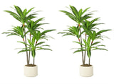 150cm Lifelike Fake Tree, Artificial Dracaena Tree with Bendable Trunks, Green T3398P548785