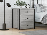 Bedside Cabinet Grey Sonoma 40x36x60 cm Engineered Wood 825999