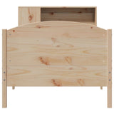 Bookcase Bed without Mattress 100x200cm Solid Wood Pine 3323080