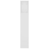 Headboard Cabinet White 220x18.5x104.5 cm 811961