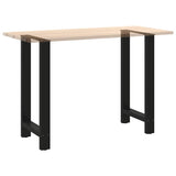 ZNTS Coffee Table Legs Black 2 pcs 40x cm Steel 4013324