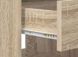 Bedside Table Sonoma Oak 40.5 x 40 x 48 cm Engineered Wood 891060