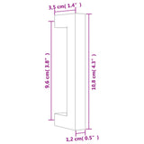 Cabinet Handles 20 pcs Gold 96 mm Stainless Steel 3203644