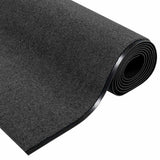 Doormat Anthracite and Black 120 x 350 cm Polyamide and PVC 4100723
