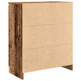 Sideboard with Drawers Old Wood 71x35x84 cm Engineered Wood 861587