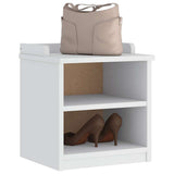Hallway Bench "SANDNES" White 45x40x50 cm Solid Wood Pine 4010444