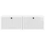 Wall-Mounted TV Cabinet High Gloss White 98 x 31 x 30 cm 898049