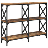 Console Table Old Wood 100 x 28 x 80.5 cm Engineered Wood 882781