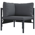 Garden Sofa Set Anthracite Steel 3378990