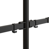 Dual Monitor Stand Black Steel VESA 75/100 mm 358008