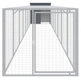 Chicken Cage with Run Anthracite 110x813x110 cm Galvanised Steel 3189091