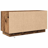 TV Cabinet with LED Lights Old Wood 100x41x50 cm 861416