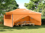 Party Tent Folding Orange 292 x 440 x 315 cm Oxford Fabric 42023639