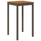 Garden Bar Table Natural and Coffee 60 x 60.5 x 105 cm 901333
