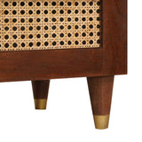 TV Cabinet with Drawer Brown 70 x 33.5 x 46 cm Solid Mango Wood 4018881