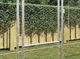 Dog Cage Silver 800 x 200 x 200 cm Galvanised Steel 3368311