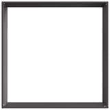 Lawn Edging 6 pcs Black 60 x 60 x 13 cm Steel 874731