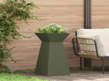 Pillar Planter 2 pcs Olive 35 x 35 x 73 cm 873845