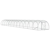 Chicken Coop Silver 1200 x 150 x 100 cm Galvanised Steel 3434665
