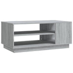 Coffee Table Grey Sonoma 102x55x43 cm Engineered Wood 813084