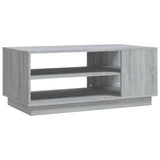 Coffee Table Grey Sonoma 102x55x43 cm Engineered Wood 813084