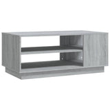 Coffee Table Grey Sonoma 102x55x43 cm Engineered Wood 813084