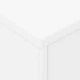 Bedside Table White 40.5 x 40 x 48 cm Engineered Wood 891056