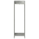 Plant Stand with Shelf 2 pcs Concrete Grey 30 x 30 x 100 cm 899569