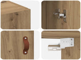Wall-Mounted Cabinet 2 pcs Artisan Oak 69.5 x 34 x 90 cm 3394573