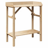 Potting Table Natural 75 x 40 x 90 cm Solid pine wood 4012187