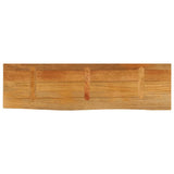 Table Top Live Edge 110x40x3.8 cm Solid Wood Mango 370589