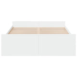 Bed Frame with Drawers without Mattress White 120x200 cm 3280300