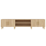 TV Cabinet Sonoma Oak 180x31.5x40 cm Engineered Wood 816259