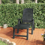 Folding Sun Lounger Polypropylene Green 318223