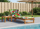Sunlounger Cushion GEMERT 100% Polyester Multicolour 947358