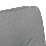 Dining Chairs with Wheels 2 pcs Light grey 57 x 67 x 95 cm 42017847