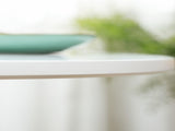 75H x 70cm Two-Person Minimalistic Dining Table - White T3398P343161