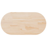 Table Top 100x50x2,5 cm Solid Wood Pine Oval 824360