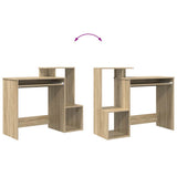 Desk with Drawer Sonoma Oak 106 x 41 x 88.5 cm Engineered Wood 869468