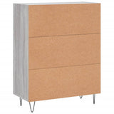 Sideboard Grey Sonoma 69.5x34x90 cm Engineered Wood 830258