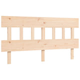 Bed Frame without Mattress King Size Solid Wood Pine 3193601