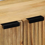 3 Piece Sideboards Brown 60x33x75 cm Solid Wood Mango 3310005