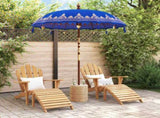 Balinese Parasol Blue x 260 cm Cotton and Wood 42006456