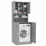 Washing Machine Cabinet Grey Sonoma Engineered Wood 3120183