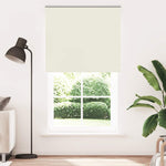 ZNTS Roller Blind Blackout Off White 125x210 cm Fabric Width 121.6 cm Polyester 4011705