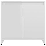 ZNTS Bathroom Cabinet High Gloss White 60x33x61 cm Engineered Wood 802648